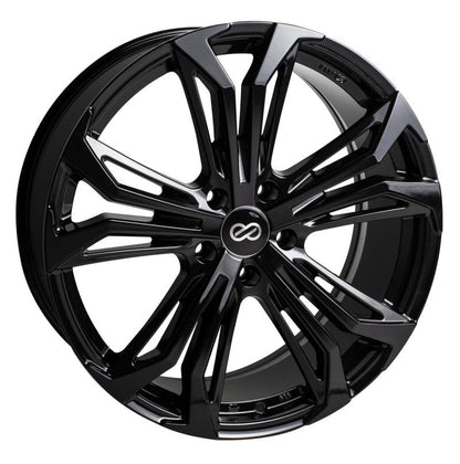 (set of 4) Enkei Vortex Black | 17x7.5" +40mm | 5x114.3mm Wheels