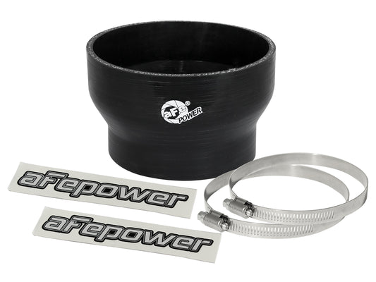 aFe Magnum FORCE Intake Coupling Kit (4-1/3 IN ID to 3-1/2 IN ID x 2-3/4 IN L) Straight Black
