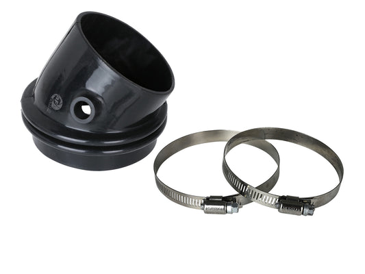 aFe Magnum FORCE Intake Coupling Kit (4-3/8 IN ID to 3-7/8 IN x 30 Deg.) Elbow Coupler - Black