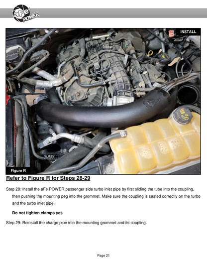 aFe 15-16 F150 3.5L Turbo Inlet Pipes | Ford F-150 15-20 (59-20006)