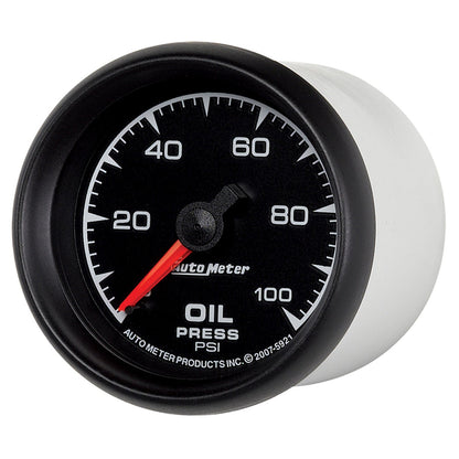 AutoMeter ES 52mm 0-100 PSI Mechanical Oil Pressure Gauge (5921)