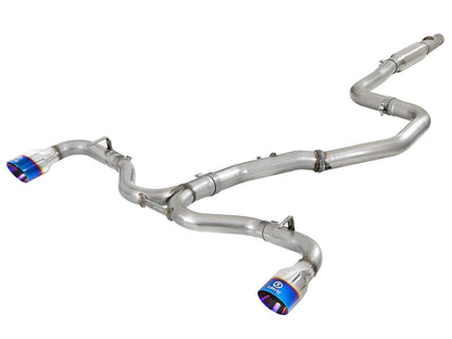 aFe Takeda 304SS Cat-Back Exhaust w/Blue Flame Tips 2018 Hyundai Elantra GT Sport I4 1.6L (t)
