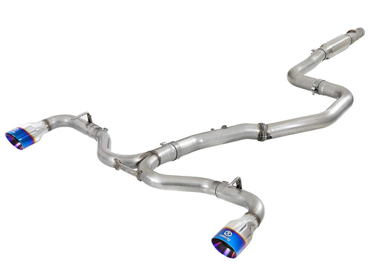 aFe Takeda 304SS Cat-Back Exhaust w/Blue Flame Tips 2018 Hyundai Elantra GT Sport I4 1.6L (t)