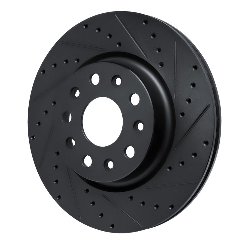 DFC D&S Black Brake Rotor (FRONT RIGHT): Jeep Wrangler 2018-25