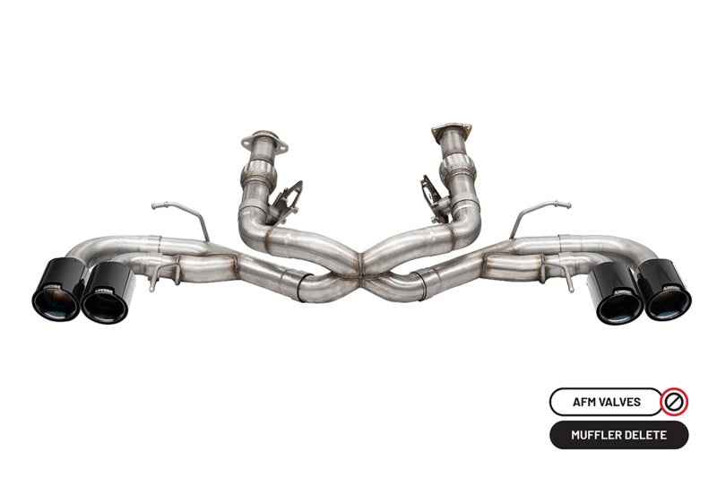 CORSA 3.0 in Cat-Back 4.5 in CF Tips | Corvette C8 20-23 (w/o NPP) (21104CFBLK)