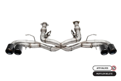 CORSA 3.0 in Cat-Back 4.5 in CF Tips | Corvette C8 20-23 (w/o NPP) (21104CFBLK)