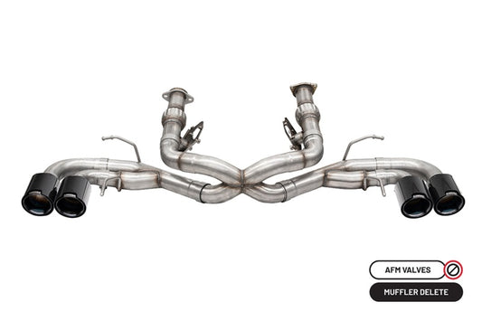 CORSA 3.0 in Cat-Back 4.5 in CF Tips | Corvette C8 20-23 (w/o NPP) (21104CFBLK)