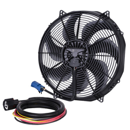 SPAL 30107125-PKG Flush Mount Brushless Fan 15.2in For Automotive Cooling