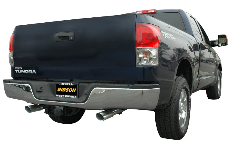 Gibson 4.6L 2.5in Dual Split Cat-Back Exhaust | Toyota Tundra SR5 (10-19) - Aluminized