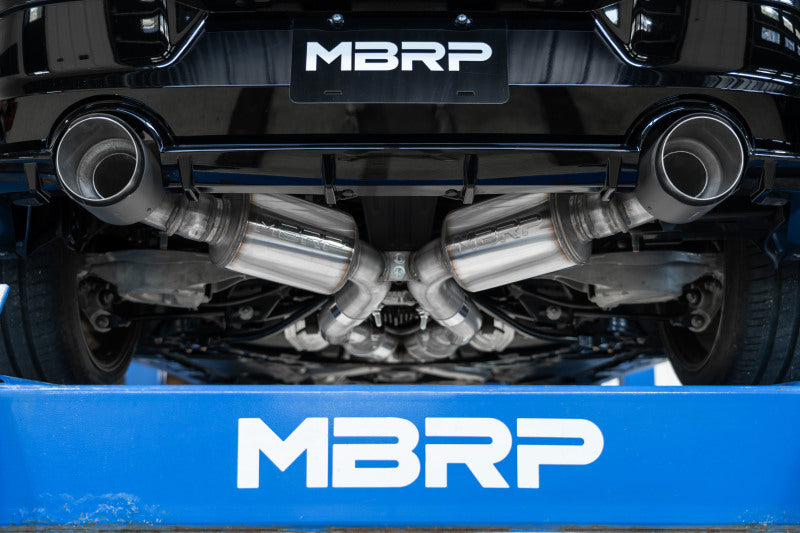 MBRP 3.0L Armor Pro T304 Stainless Steel Cat-Back Dual Rear Exit | Nissan Z (23-24) (S4408304)