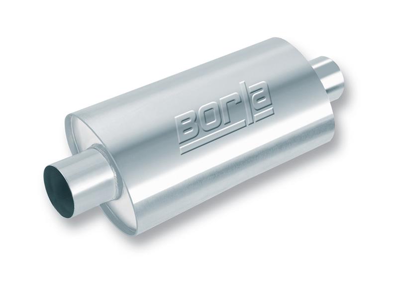 Borla XR-1 3in Center/Center Oval Race Muffler | Universal (40575)