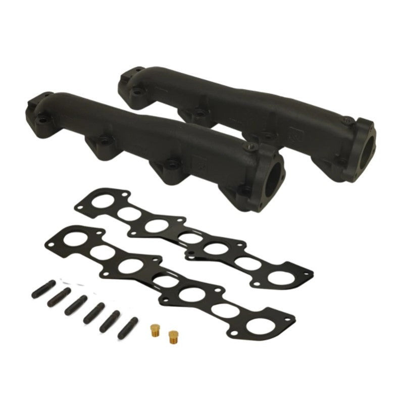 BD Diesel 08-10 Ford 6.4L Powerstroke Up Pipes & Manifold Set | F-250/F-350 (1041484)