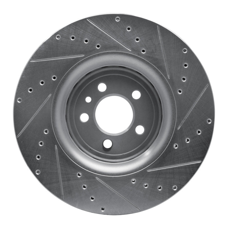 DFC D&S Silver Brake Rotor (FRONT LEFT): Dodge Charger (14-23)
