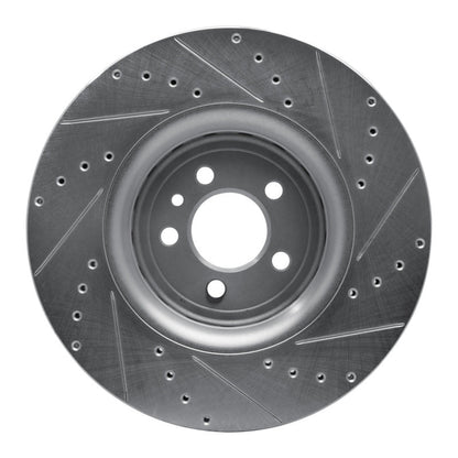 DFC D&S Silver Brake Rotor (FRONT LEFT): Dodge Charger (14-23)