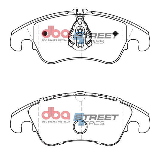 DBA Front Street Series Brake Pads | Audi A4 Sedan (09-16) (DB2186SS)