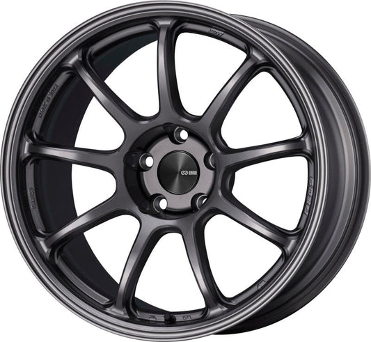Enkei PF09 18x9.5 +27 5x114.3 Dark Silver-WheelFlip