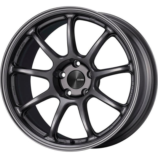 Enkei PF09 18x9.5 +40 5x114.3 Dark Silver-WheelFlip
