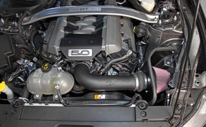 K&N 2015 Ford Mustang GT 5.0L V8 F/I Performance Intake Kit | Ford Mustang (15) (63-2590)