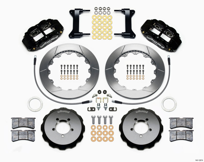 Wilwood Narrow Superlite 6R Front Hat Kit | Subaru WRX (99-12) w/ Lines (140-12874)