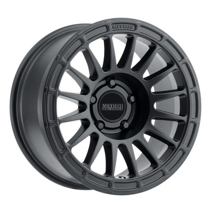 (set of 4) Method MR314 Matte Black | 17x7.5" +30mm | 5x108mm Wheel