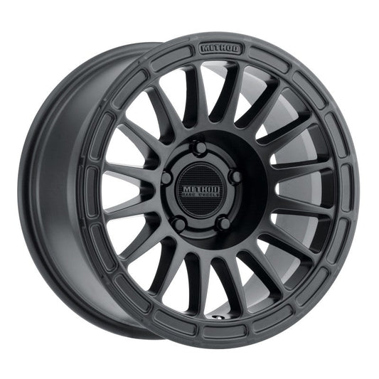 (set of 4) Method MR314 Matte Black | 17x7.5" +30mm | 5x108mm Wheel