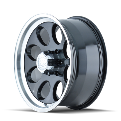 ION Wheels Type 171 Black/Machined | 16x8" -5mm | 5x139.7mm Wheel