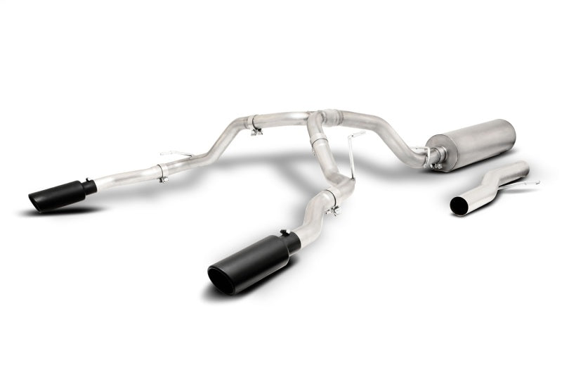 Gibson Black Elite Cat-Back Exhaust | GMC Yukon XL Denali / Chevrolet Suburban (21-23) (65716B)