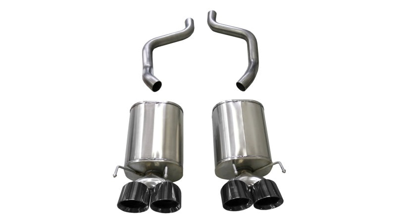 CORSA Xtreme, Sport / 2.5 in Axle-Back 4.5 in Twin Tips | 2009-2013 Corvette C6 (21012, 21011)