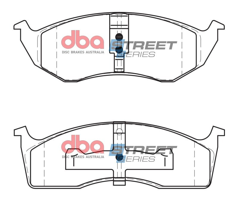 DBA Street Series Front Brake Pads | Chrysler Concorde (93-97) (DB7470ASS)