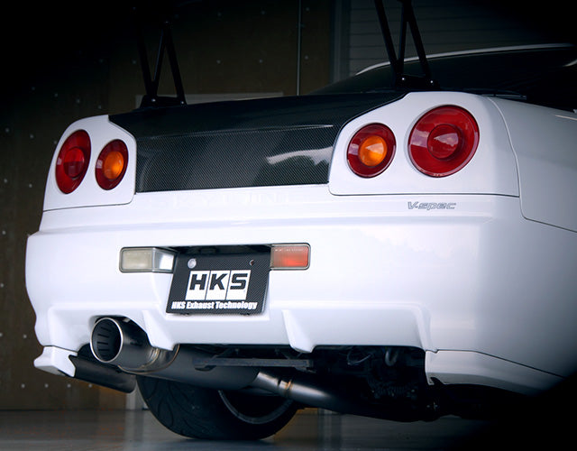 HKS Super Turbo Muffler (Urban Matte Edition) - Nissan Skyline GT-R BNR34 RB26DETT 99-02