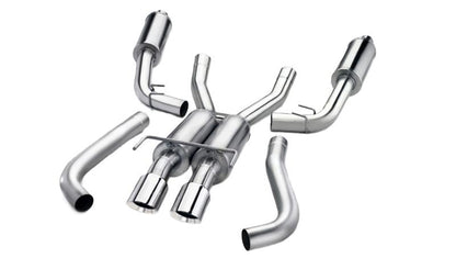 Corsa 2009-2010 Toyota Tundra Double Cab/Crew Max 5.7L V8 Polished Sport Cat-Back Exhaust | Toyota Tundra (09-10) (14572)
