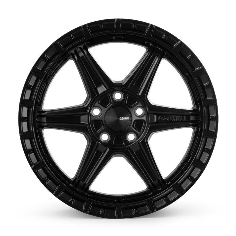 (set of 4) Enkei Trail-Finder OVL Matte Black | 17x7.5" +35mm | 5x100mm Wheels