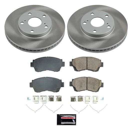 PowerStop 98-03 Toyota Sienna Front Semi-Coated Rotor Kit (SC8920)