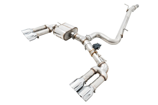 AWE Tuning AWE SwitchPath Exhaust for Audi 8V S3 - Chrome Silver Tips, 102mm - 3025-42068