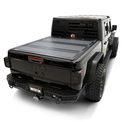 Westin Automotive 19-44165 Hard Tri-Fold Tonneau Cover For 2020-2025 Jeep JT