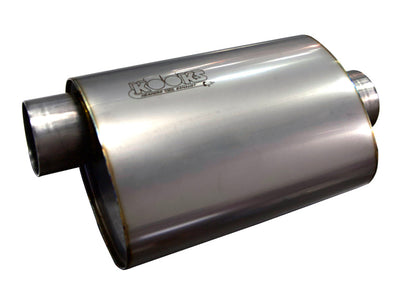 Kooks MUF-018 3in Oval Center/Offset SS Muffler 12in Body