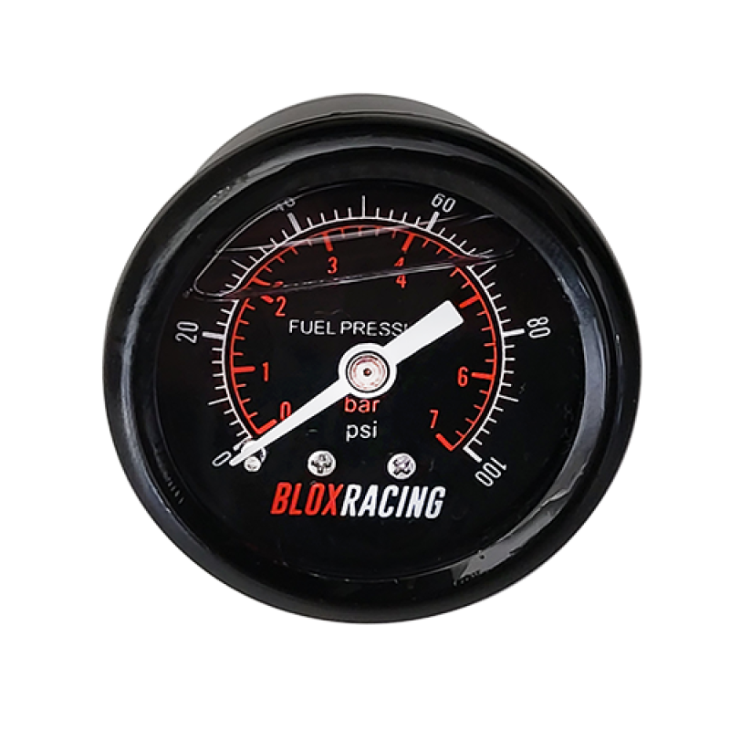 BLOX Racing Liquid Filled Fuel Pressure Gauge (BXGA-00125)