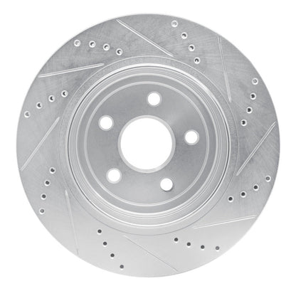 DFC D&S Brake Rotor (REAR LEFT): Dodge Durango 3.6L / 3.9L (12-25) - Silver