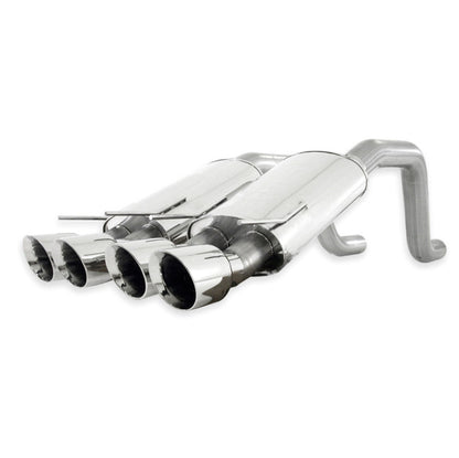 Stainless Works 3in Axleback Chambered Mufflers | Corvette C6/ZR1 (06-13) (ZO6CBCQUAD)