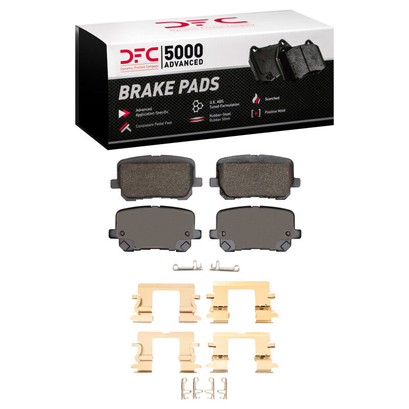 DFC Advanced Low Metallic Brake Pads & Hardware Kit (REAR): Dodge Charger (14-23)
