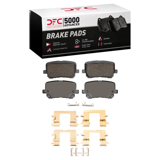 DFC Advanced Low Metallic Brake Pads & Hardware Kit (REAR): Dodge Charger (14-23)