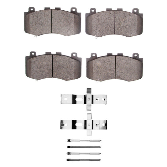 DFC Brake Pads & Hardware Kit (FRONT): Dodge Durango (18-25)