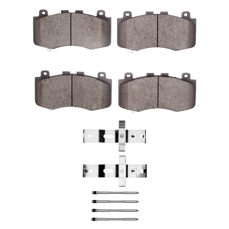 DFC Ultimate Duty Perf Brake Pads & Hardware Kit (FRONT): Dodge Durango (18-25)