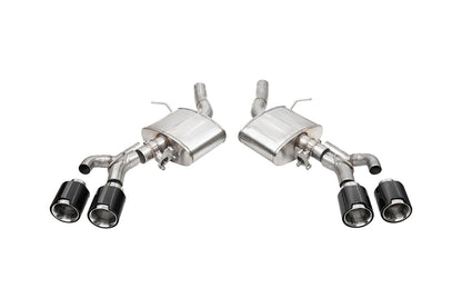 CORSA Sport Valved Axle-Back Exhaust | Cadillac CT4-V Blackwing (21319CFBLK)
