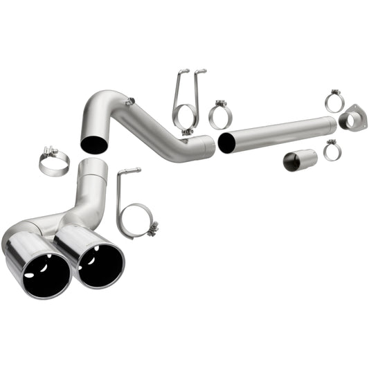 MagnaFlow 08-17 Ford F-250/350/450 4.6/6.7L DPF-Back SS 4in Dual Rear Exit | Ford Super Duty (17873)