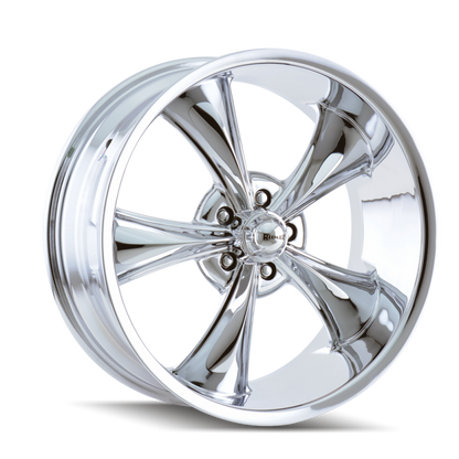 Ridler Wheels 695 Chrome | 18x8" +0mm | 5x127mm Wheel