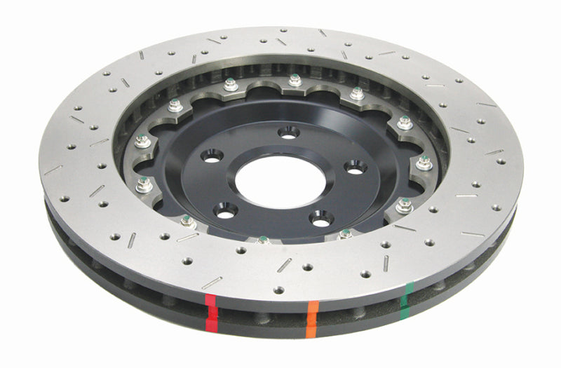 DBA 5000 Series 2Pc Drilled & Slotted Rotor | Corvette C6 w/Z06 (05-12) (DBA52992BLKXS)