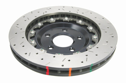 DBA 5000 Series 2Pc Drilled & Slotted Rotor | Corvette C6 w/Z06 (05-12) (DBA52992BLKXS)