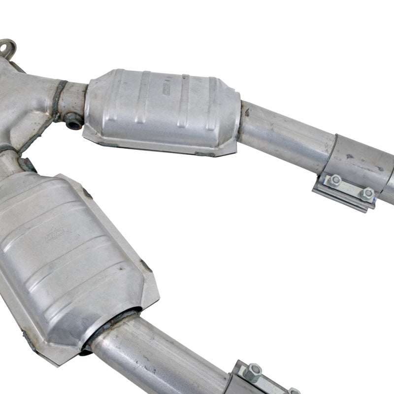 BBK 2-1/2in X Pipe w/ Catalytic Converters | Ford Mustang 94-04 (1670)