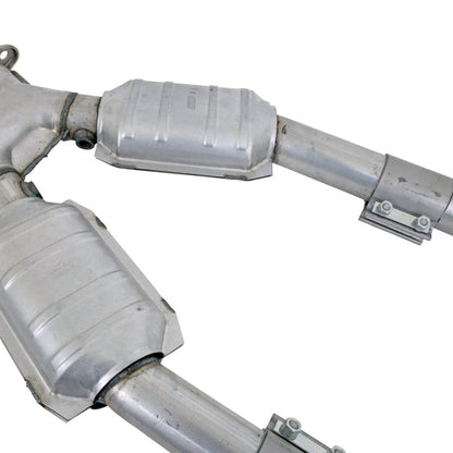 BBK 2-1/2in X Pipe w/ Catalytic Converters | Ford Mustang 94-04 (1670)